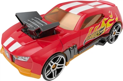 Гоночный автомобиль-гараж Hot Wheels 2 в 1 Красный (HWCC15R)