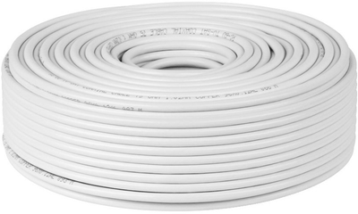 Kabel koncentryczny Cabletech RG-6U CU 100 m White (5901436707141)