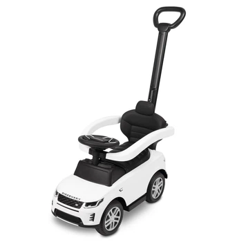 Машинка для катання Caretero (Toyz) LAND ROVER з батьківською ручкою White