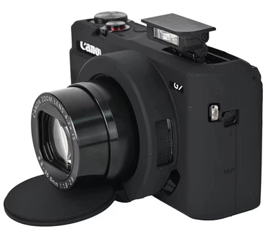 Чохол для фотокамери Canon g7x Mark III Силіконовий Чорний