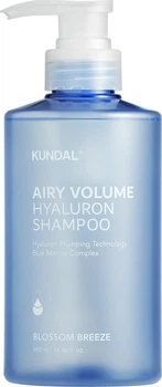 Шампунь увлажняющий Kundal Airy Volume Hyaluron Shampoo Blossom Breeze 500 мл (8809953774523)