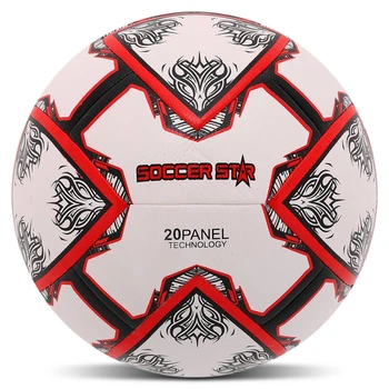 Мяч футбольный размер №5 Soccer Star All Weather Hybrid 4523 White-Red
