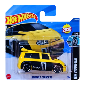 Машинка Базовая Hot Wheels Renault Espace F1 Modified 1:64 HYW32