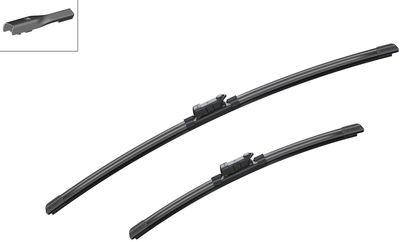 Pióro wycieraczki samochodowej Bosch Aerotwin A555S 600/400 mm 2 szt (BS 3397007555)
