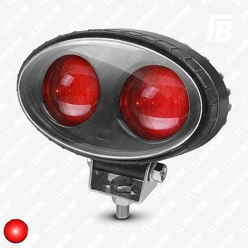 Фонарь сигнальный FlareBeam WARN-FL-01 для погрузчика светодиодный (LED) овальный SMD*02 чёрный (красный)
