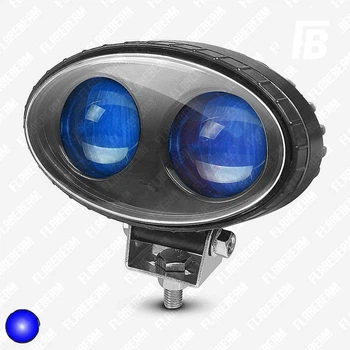 Фонарь сигнальный FlareBeam WARN-FL-01 для погрузчика светодиодный (LED) овальный SMD*02 чёрный (синий)