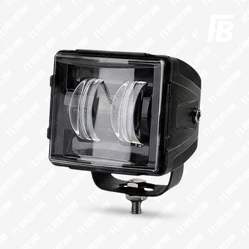 Фара FlareBeam WL-20S2 дополнительного света светодиодная (LED) 20 Вт квадратная 3" 12–24 В ETi*04 ближний (белый оранжевый)
