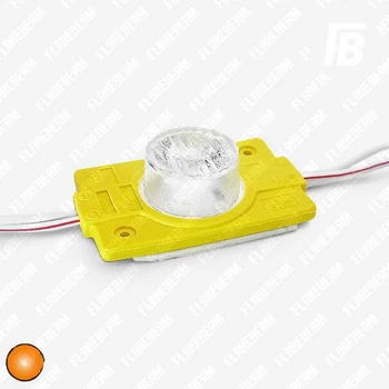 Світлодіодний модуль ліхтар LED 49 мм * 32 мм SMD 3030*01 Помаранчевий корпус (помаранчевий)