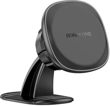 Автодержатель для телефона Borofone BH103 Cloud magnetic car holder (center console) Black (6941991108037)