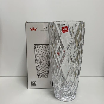 Ваза стеклянная Diamond 27.5 см Yujing GlassWare 2754/6902-1