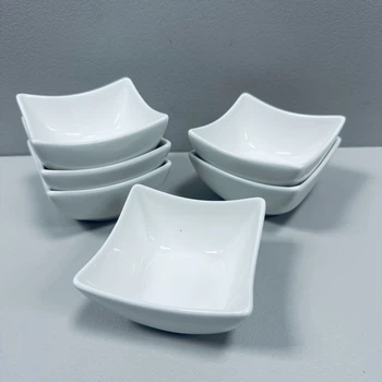 Набор фарфоровых соусников 6 шт 9,2х9,2х4,6 см Stenson R22038