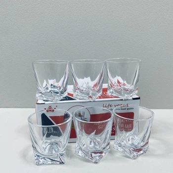 Набір чарок Quadro 6 шт 50 мл Yujing GlassWare 3139/1745