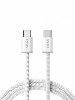 Кабель Baseus Dynamic 4 Fast Charging Data Cable Type-C to Type-C 100W 1m White