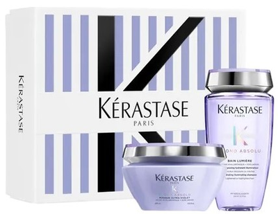 Zestaw do pielęgnacji włosów Kerastase Blond Absolu Intense Spring szampon 250 ml + maska 200 ml (3474637275167)