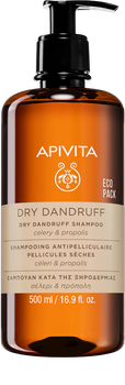 Szampon przeciwłupieżowy Apivita Dandruff z selerem i propolisem 500 ml (5201279082680)