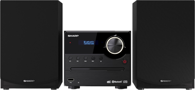 System akustyczny Sharp XL-B517D DAB+/BT Hifi Black (XL-B517DBK)