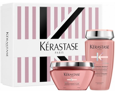 Zestaw do pielęgnacji włosów Kerastase Chroma Absolu szampon 250 ml + maska 200 ml (3474637275181)