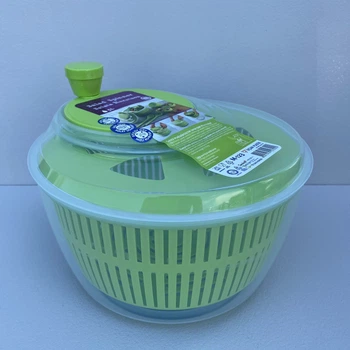 Сушка для зелени пластиковая 5 л Ucsan Plastik M-123 салатовая