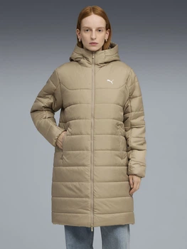 Куртка зимова довга жіноча Puma Outerwear Essentials 68523255 XS Ice Coffee (4069157416849)