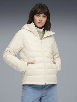 Пуховик короткий жіночий Puma Outerwear Progress 68523487 XS Alpine Snow (4069157602716)