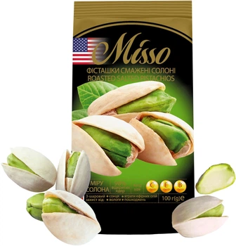 Фисташка Misso жареная соленая 100 г (0.1 кг) (4820232570722)