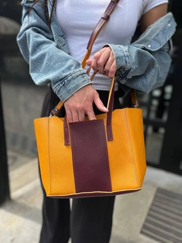 Кожаная оранжевая сумка 1690 7302 ARTiS Bags
