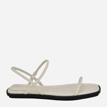 Женские сандалии кожаные Calvin Klein 414792384 40 26 см Белые (1159837932)