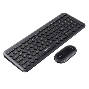 Клавіатура+мишка бездротовий комплект Havit HV-KB254GCM wireless USB, black 71704
