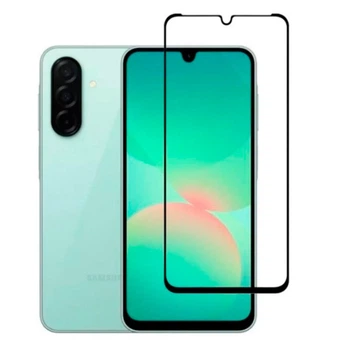Захисне скло для SAMSUNG A266 Galaxy A26 Full Glue (0.25 мм, 2.5D, чорне) ЛЮКС 71388