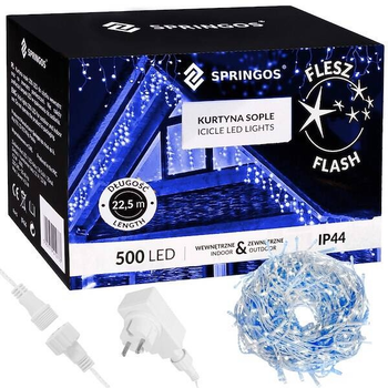 Гірлянда Springos CL0518 500 LED 22.5 м Flash (5907719425511)