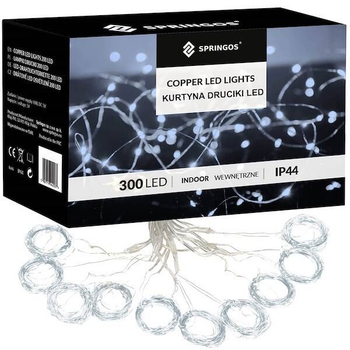 Гірлянда Springos CL0184 Дротики 300 LED (5907719426976)