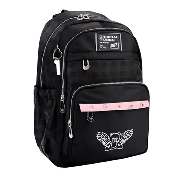 Рюкзак шкільний YES TS-47 Angel Bear 45,5х31,5х15,5 см Чорний (559914)