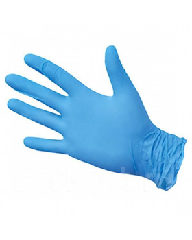Рукавички сині Nitrylex Protect Blue PF 10 УП (1000 шт.) нітрилові
