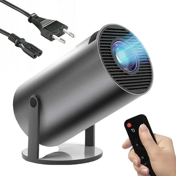 Портативний проєктор для дому 4К, WiFi та Bluetooth + пульт, HY 300 / Мультимедійний смарт-проєктор