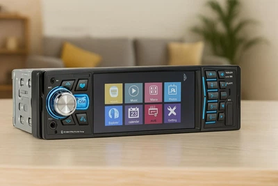 Автомагнітола 4052 Touch 1DIN, 4.1" LCD, Bluetooth, MP5, FM, USB, microSD, AUX, RGB підсвітка, підтримка камери заднього виду