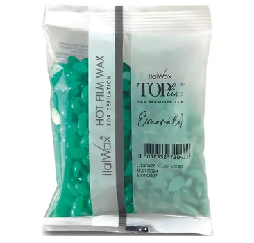 Воск горячий в гранулах Изумруд ItalWax 100 г