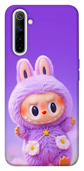 Чохол Labubu purple для Realme 6
