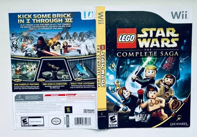 Обложка для игры LEGO Star Wars The Complete Saga - Nintendo Wii, Б/У
