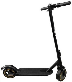 Электросамокат складной Scooter 400W на колесах 8.5" с сиденьем и амортизатором Smarda Черный