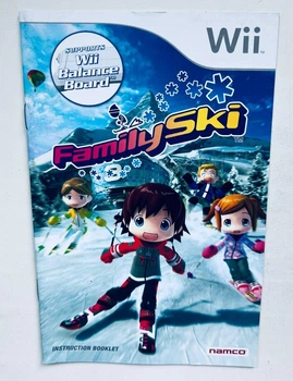 Мануал для игры Family Ski - Nintendo Wii, Б/У