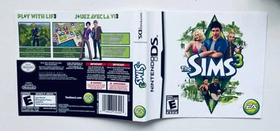 Обложка для игры The Sims 3 - Nintendo DS, Б/У