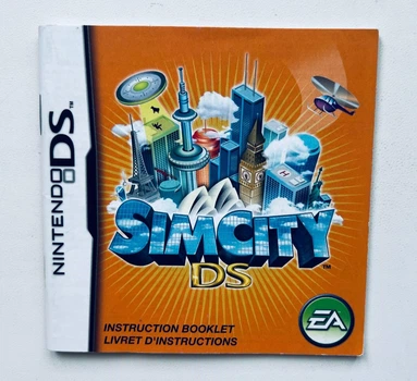Мануал для игры Sim City DS - Nintendo DS, Б/У