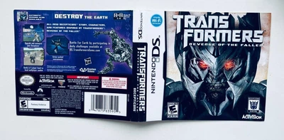 Обложка для игры Transformers Revenge of the Fallen Decepticons - Nintendo DS, Б/У