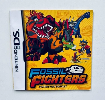 Мануал для игры Fossil Fighters - Nintendo DS, Б/У