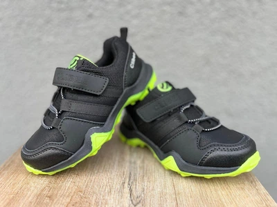 Дитячі кросівки для хлопчика Clibee Black/Camel 29 р, чорний з салатовим