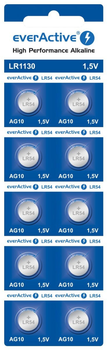 Bateria everActive LR1130 MF(5X2) BLISTER 10 szt (EVAG10)