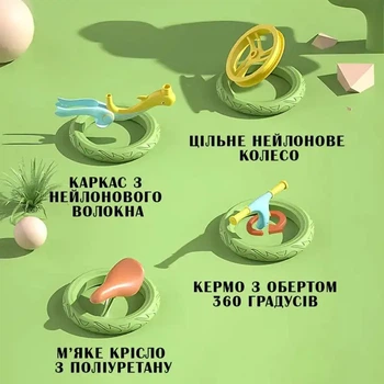 Велобіг з дельфіном складний беговел 2-5 років надувні колеса 12 дюймів навантаження до 40 кг