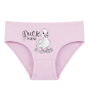 Трусы слипы для девочки с принтом DUCK paw - Donella - 4171PB63 - 86-92 см - Светло-розовый