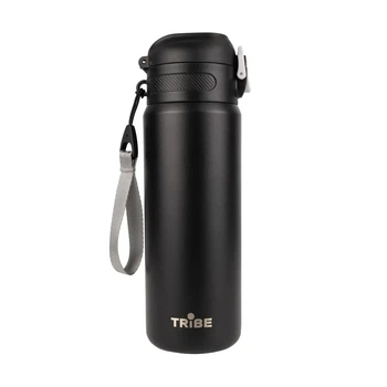 Термокружка Tribe Urban 0,6 л. герметична кришка, для авто, подорожей та міста (T-DD-0013-black)