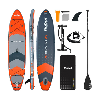 SUP дошка 350см Rebel ACTIVE з аксесуарами сапборд 150 кг 350 x 81 х 15 см Orange